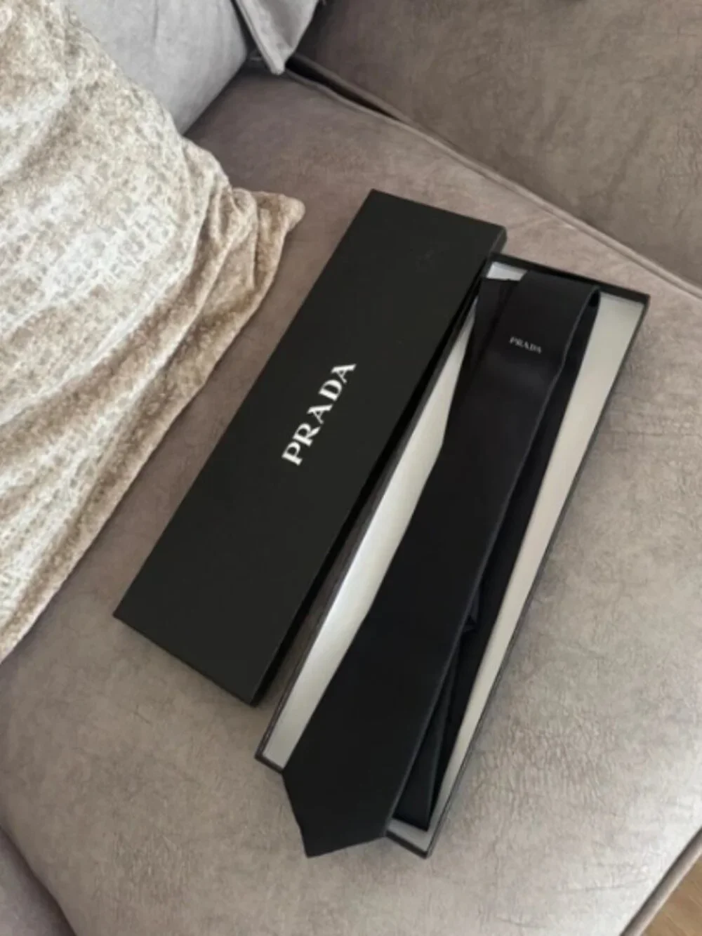 Prada Triangle Logo tie - Picture 2 of 6